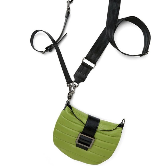 Think Royln Fortune Bag Shiny Olive Green NEW - Picture 6 of 8